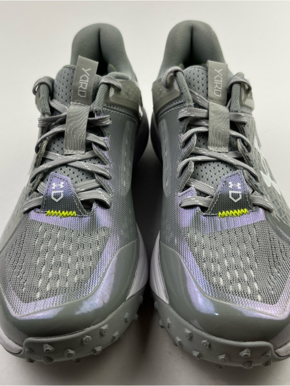 Under Armour UA Yard Turf Mens Size 8.5 Baseball Shoes Grey 3025593-102 - Picture 3 of 12